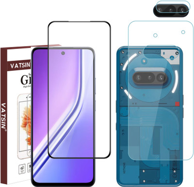 Vatsin Front and Back Tempered Glass for Nothing 3A(Pack of 3)