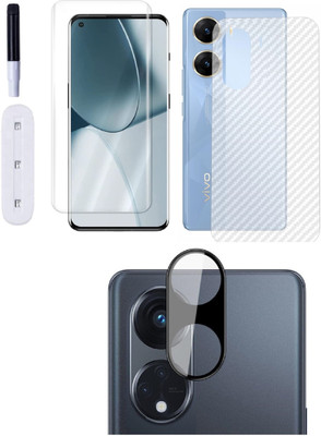 COVER CAPITAL Front and Back Tempered Glass for Vivo V29e 5G(Pack of 3)