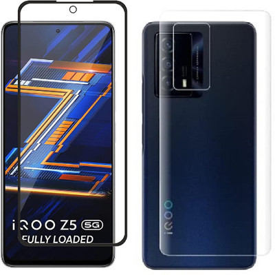 4 YARDS Front and Back Tempered Glass for iQoo Z5 5G (11-D)(Pack of 1)
