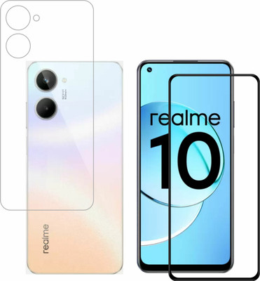 Ten To 11 Front and Back Tempered Glass for Realme 10(Pack of 2)