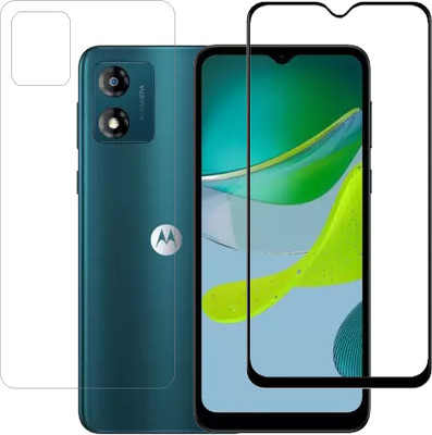 ECMERED Front and Back Tempered Glass for Motorola E13, moto e13, Motorola moto E13(Pack of 1)