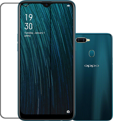 MUTAALI Front and Back Tempered Glass for OPPO A5S(Pack of 1)