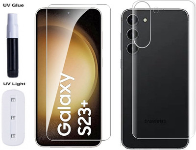 4 YARDS Front and Back Tempered Glass for Samsung Galaxy S23 Plus 5G(Pack of 1)