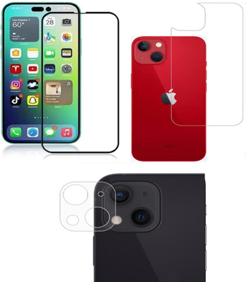 COVER CAPITAL Front and Back Tempered Glass for Apple iPhone 14 Plus(Pack of 3)