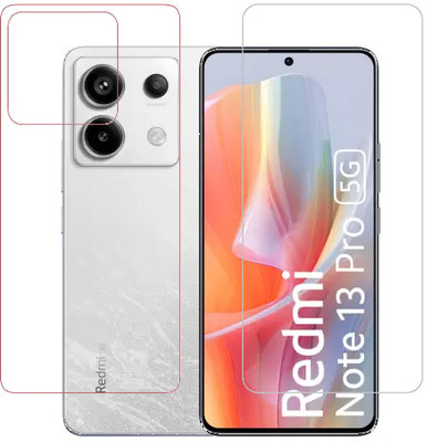 ECMERED Front and Back Tempered Glass for Redmi Note 13 Pro 5G(Pack of 1)
