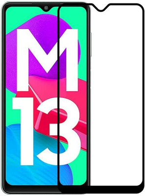 HIE POWER Edge To Edge Tempered Glass for Samsung Galaxy M13 4G((11_D))(Pack of 1)