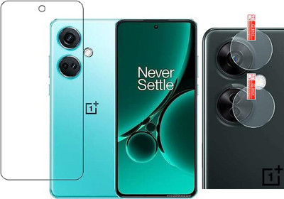 MUTAALI Front and Back Tempered Glass for OnePlus Nord CE3(Pack of 1)