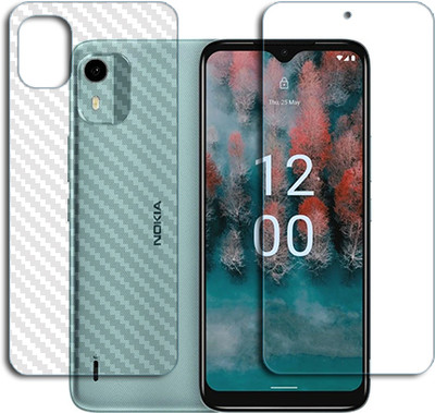 ARBAN Front and Back Tempered Glass for Nokia C12 Plus FRONT BACK(Pack of 1)