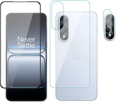 Ten To 11 Front and Back Tempered Glass for OnePlus Nord 5, OnePlus Nord 5 [With Rear Camera Lens Guard](Pack of 3)