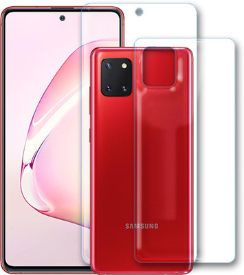 MUTAALI Front and Back Tempered Glass for Samsung Note 10 Lite(Pack of 1)