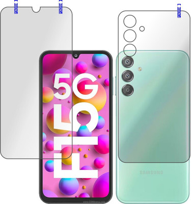 PONDRIK Front and Back Tempered Glass for SAMSUNG Galaxy F15 5G(Pack of 2)