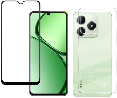 4 YARDS Front and Back Tempered Glass for Realme C63 (D-Plus)(Pack of 1)