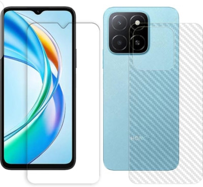 DB Front and Back Tempered Glass for HONOR X5B PLUS 4G FRONT AND BACK TEMPERED GLASS(Pack of 2)