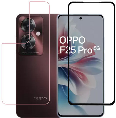 HOBBYTRONICS Front and Back Tempered Glass for Oppo F25 Pro 5G(Pack of 1)