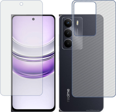 Fasheen Front and Back Tempered Glass for Realme 14X(Pack of 2)