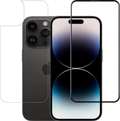 YOGKREETI Front and Back Tempered Glass for Apple iPhone 14 Pro Max(Pack of 2)