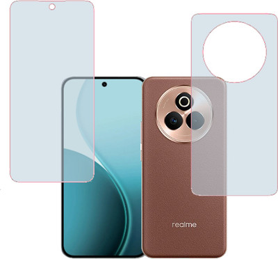 HOBBYTRONICS Front and Back Tempered Glass for REALME P3 PRO(Pack of 1)