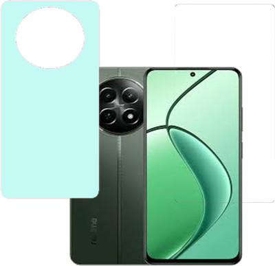 VAYUVAULT Front and Back Tempered Glass for Realme 12x, Realme 12x 5G(Pack of 2)