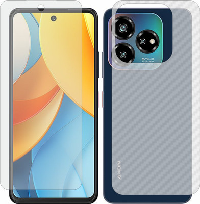 Mobling Front and Back Tempered Glass for ZTE Axon 60 Lite(Pack of 2)