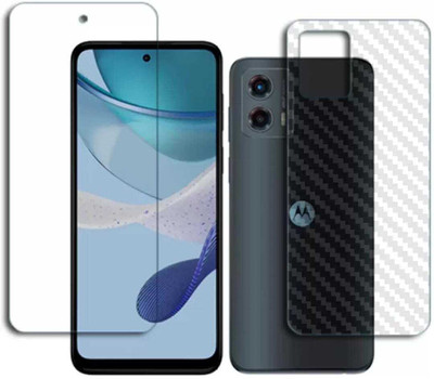 DOWRVIN Front and Back Tempered Glass for MOTOROLA MOTO G (2023) FRONT AND BACK TEMPERED GLASS(Pack of 2)