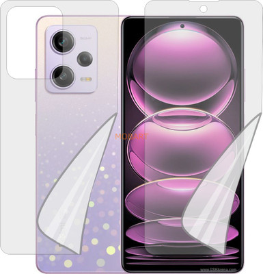 MOBART Front and Back Tempered Glass for REDMI NOTE 12 PRO 5G (Edge To Edge TPU, Full Coverage)(Pack of 1)