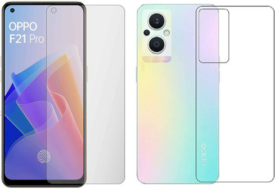 4 YARDS Front and Back Tempered Glass for Oppo F21 Pro 5G (Matte Finish)(Pack of 1)