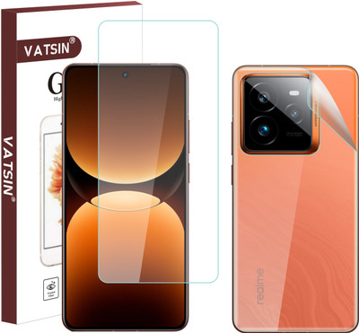 Vatsin Front and Back Tempered Glass for Realme GT 7(Pack of 2)