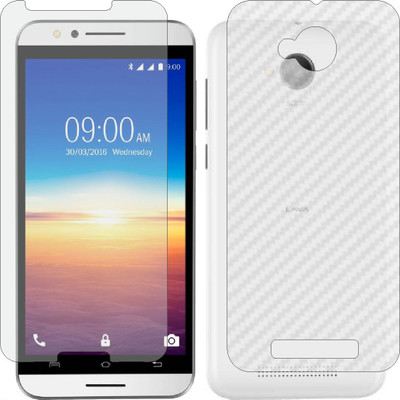 MOBART Front and Back Tempered Glass for LAVA A67 4GB(Pack of 2)