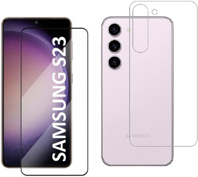 4 YARDS Front and Back Tempered Glass for Samsung Galaxy S23 5G (11-D)(Pack of 1)