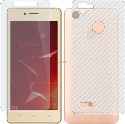 Fasheen Front and Back Tempered Glass for ITEL WISH A41 (Front Matte Finish & Back 3d Carbon Fiber)(Pack of 2)