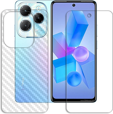 ARBAN Front and Back Tempered Glass for Infinix Hot 40 FRONT BACK SCREEN GUARD(Pack of 1)