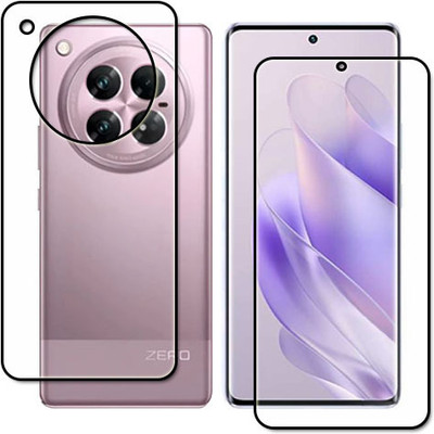 tombik Front and Back Tempered Glass for 24ca-Infinix Zero 40 5G-fb(Pack of 2)