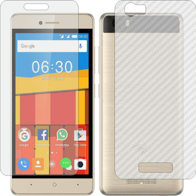 MOBART Front and Back Tempered Glass for ITEL POWER PRO P41(Pack of 2)