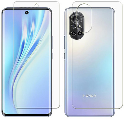 MUTAALI Front and Back Tempered Glass for HONOR V40 LITE(Pack of 1)