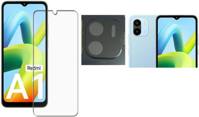 NEMIZI Front and Back Tempered Glass for Mi A1(Pack of 2)