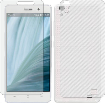 MOBART Front and Back Tempered Glass for JIO LYF WATER 4(Pack of 2)