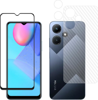 Vatsin Front and Back Tempered Glass for Infinix Hot 30i(Pack of 3)