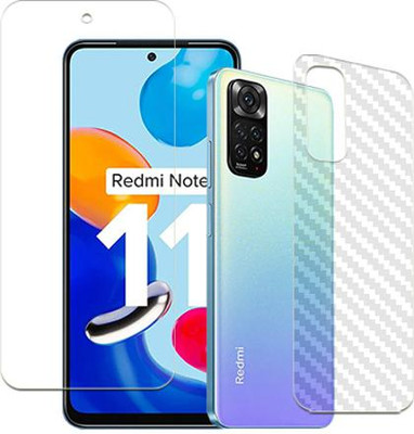 ARBAN Front and Back Tempered Glass for Xiaomi Redmi Note 11 FRONT BACK(Pack of 1)