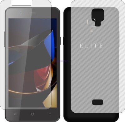 Fasheen Front and Back Tempered Glass for SWIPE ELITE 2 PLUS (Front Matte Finish & Back 3d Carbon Fiber)(Pack of 2)