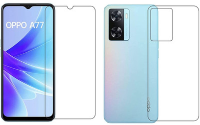 4 YARDS Front and Back Tempered Glass for OPPO A77(Pack of 1)