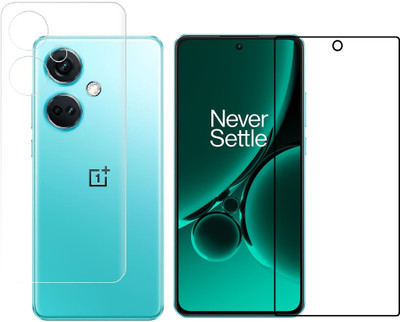 4 YARDS Front and Back Tempered Glass for OnePlus Nord CE 3 5G (D-Plus)(Pack of 1)