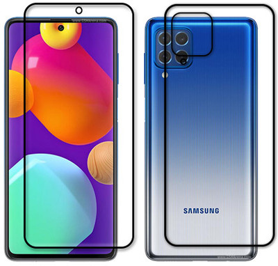 SOMTONE Front and Back Tempered Glass for SAMSUNG M62(Pack of 1)