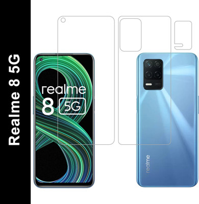 Ten To 11 Front and Back Tempered Glass for Realme 8 5G(Pack of 3)