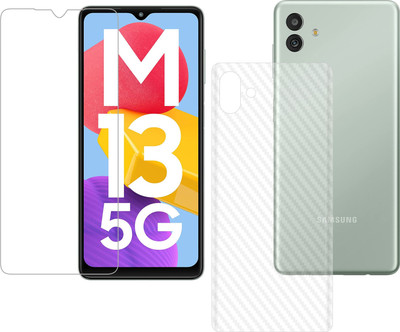 Vatsin Front and Back Tempered Glass for Samsung Galaxy M13 5G(Pack of 2)