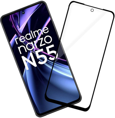 AuraX Edge To Edge Tempered Glass for realme Narzo N55(Pack of 1)