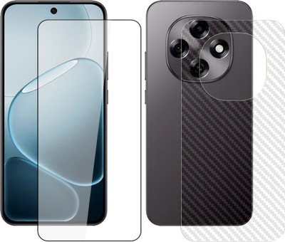 SOMTONE Front and Back Tempered Glass for Oppo F31 Pro 5G Tempered Glass Screen Protector | Anti-Scratch | Edge to Edge Full Coverage | 9H Hardness ( 1 FRONT TEMPERED GLASS PROTECTOR + 1 CARBON FIBER BACK ) FX01(Pack of 1) SOMTONE Front and Back Tempered Glass for Oppo F31 Pro 5G Tempered Glass Screen Protector | Anti-Scratch | Edge to Edge Full Coverage | 9H Hardness ( 1 FRONT TEMPERED GLASS PROTECTOR + 1 CARBON FIBER BACK ) FX01(Pack of 1)