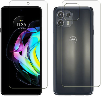 SOMTONE Front and Back Tempered Glass for Motorola Edge 20 Lite(Pack of 1)