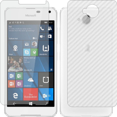 Fasheen Front and Back Tempered Glass for MICROSOFT LUMIA 650 DUAL SIM(Pack of 2)