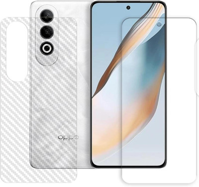 KHWABEEDA Front and Back Tempered Glass for OPPO K12 PLUS 5G FRONT AND BACK TEMPERED GLASS(Pack of 2)