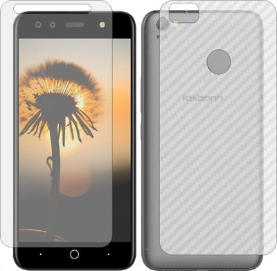 Fasheen Front and Back Tempered Glass for KARBONN FRAMES S9(Pack of 2)